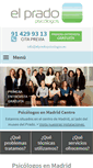 Mobile Screenshot of elpradopsicologos.es